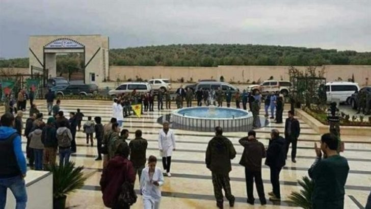 Afrin de PKK hastanesi açıldı!